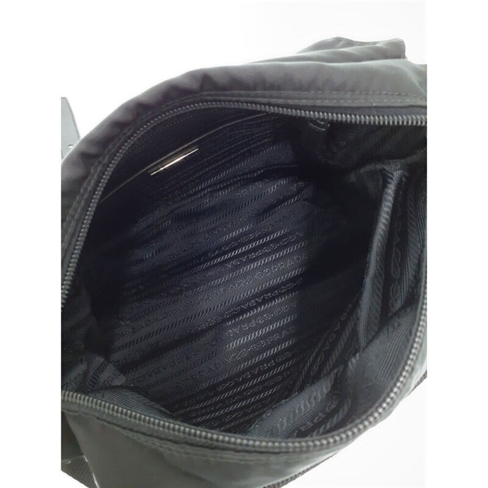 Prada Tessuto Crossbody messenger bag saffiano Leather Nero Black - Picture 3 of 9